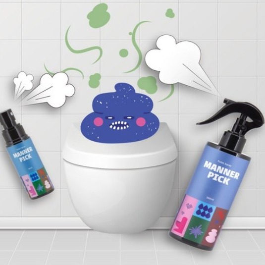 [매너픽]화장실 탈취제 실내 무향 휴대용