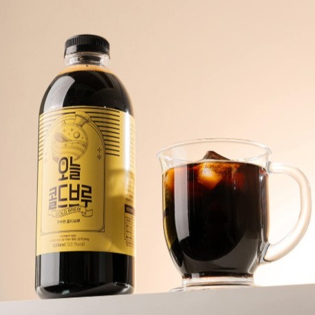 [전라도청년]오늘 콜드브루 원액 1L 대용량 커피 액상 더치커피