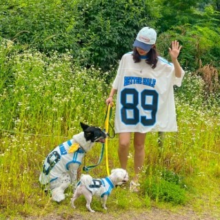 [베럴 하프] 견주 반려견 커플야구티