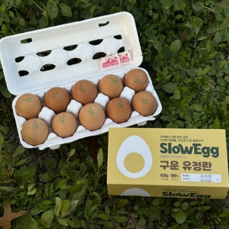 [슬로우에그]  난각번호 1번 구운란 20구