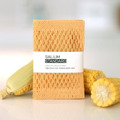 [살림스탠다드] 제로웨이스트 친환경 옥수수 수세미