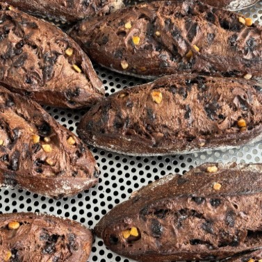 [아워도우] 초코 오렌지 바게트