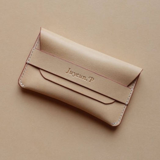 [주연작업실] 이니셜각인 카드지갑