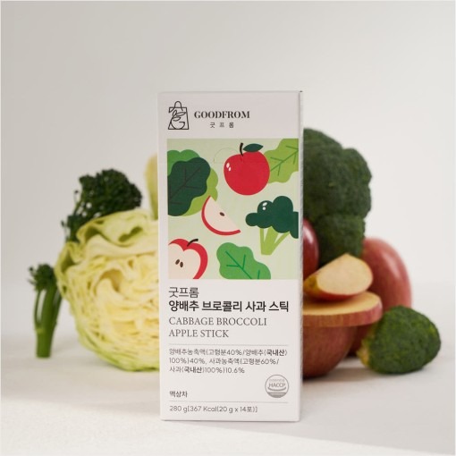 [굿프롬] 양배추 브로콜리 사과 스틱 0차