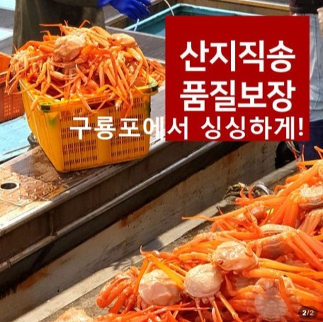 [슈슈코리아]포항 구룡포 홍게 1.5kg