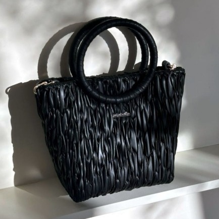 [미미살롱] 뜨개가방만들기 링백레더얀 가죽가방 코바늘패키지