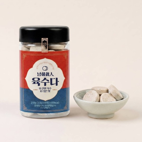 [남해진인 더진한육수] 국산 자연한알 더진한 코인 육수 