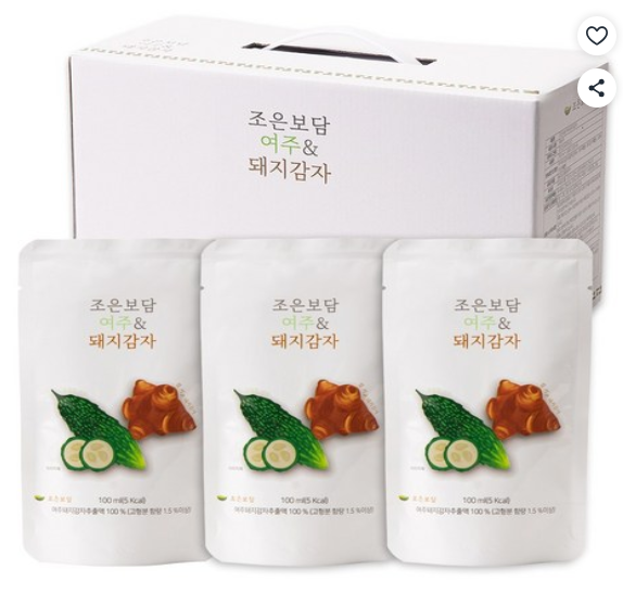 [그린나래] 여주 돼지감자즙