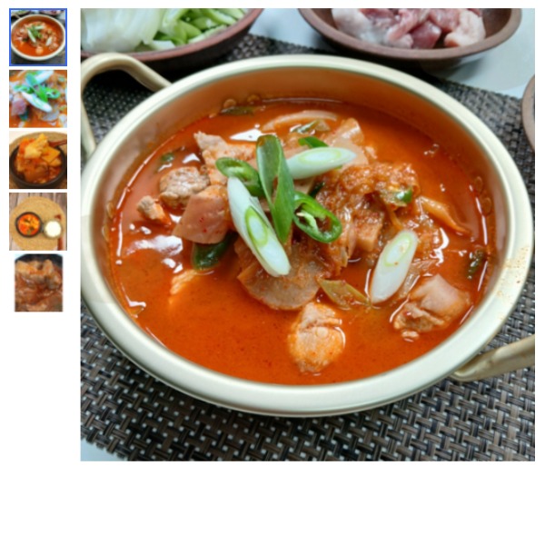 [강화순무김치찌개] 돼지김치찌개