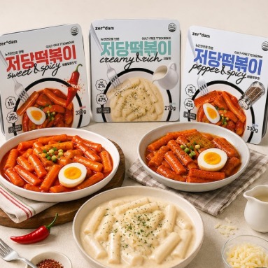 [제로담]저당 떡볶이 3종