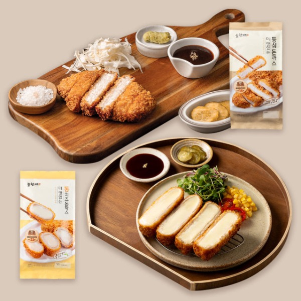 [늘찬애] 3번튀겨 더맛있는 등심 통치즈 돈까스