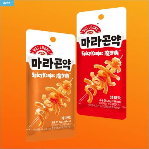 [전국][페이백][릴스][위스트샵] 웨이롱 마라곤약 마라맛+향라맛 이미지