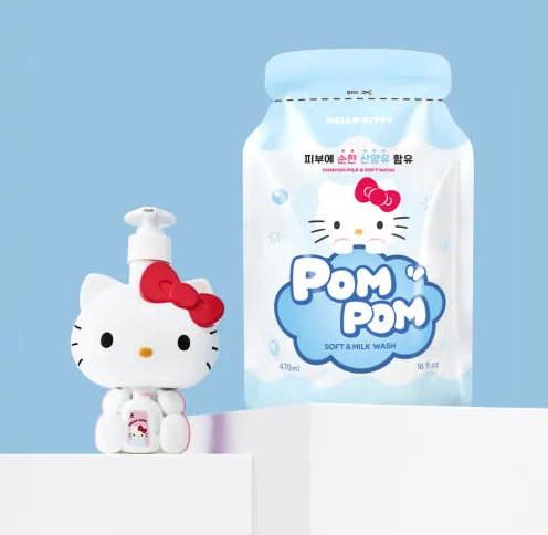[구매평][폼폼] 단백질워시+헬로키티 디스펜서 이미지