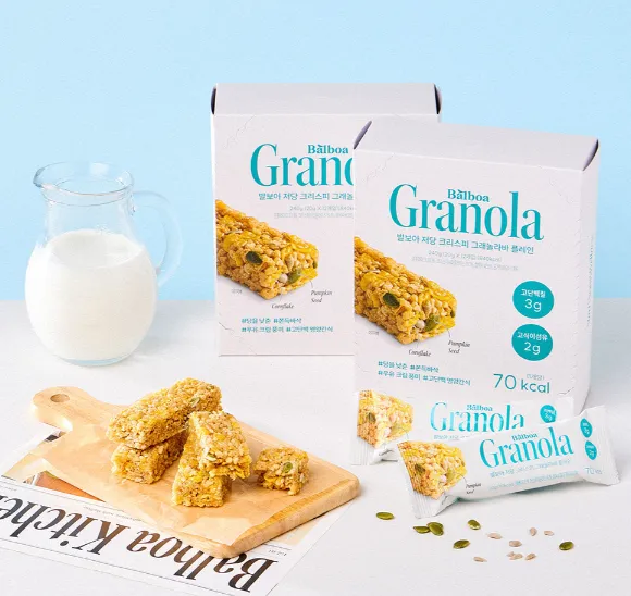 [발보아키친] 저당 크리스피 그래놀라바 이미지