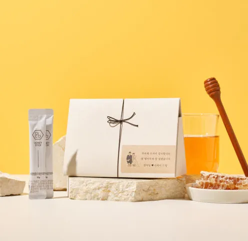 [미담기프트] 꿀스틱 삼각타입 이미지