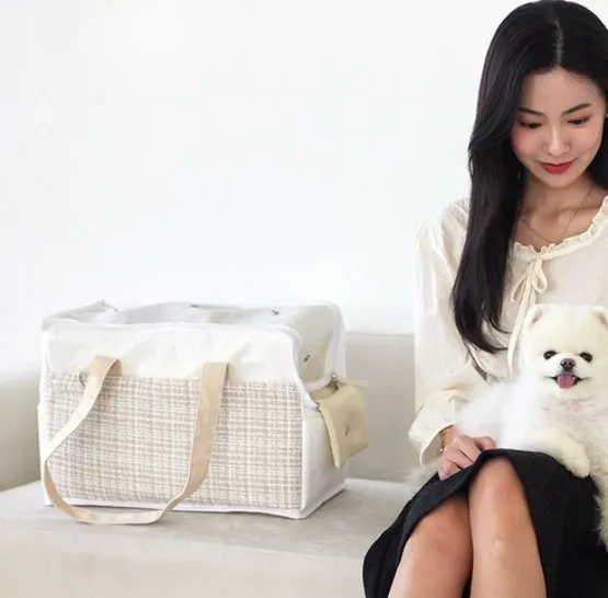 [구매평][제이리] 강아지 카시트 이동가방 이미지