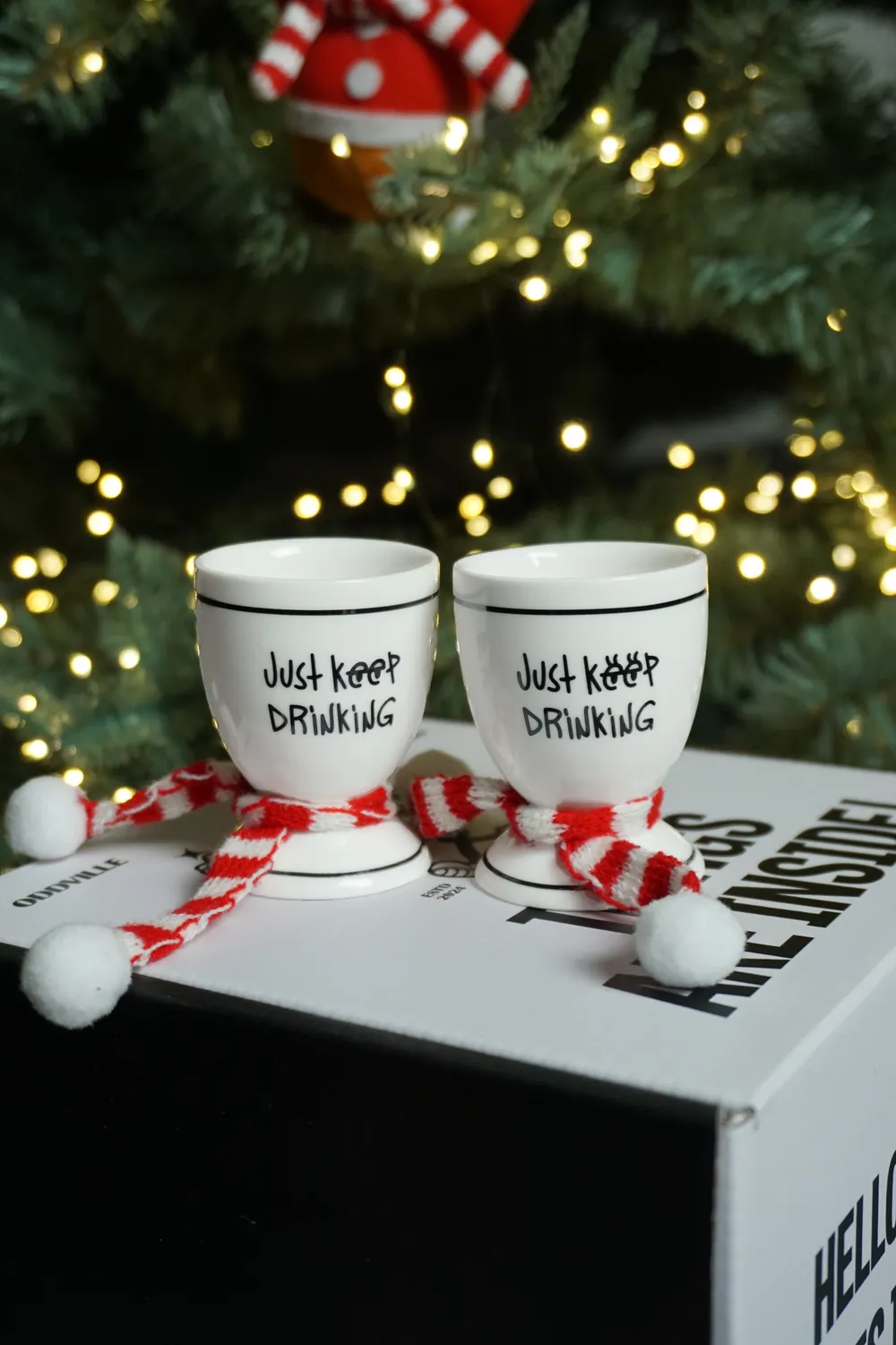 [오드빌] 소주잔 크리스마스 선물 세트 이미지