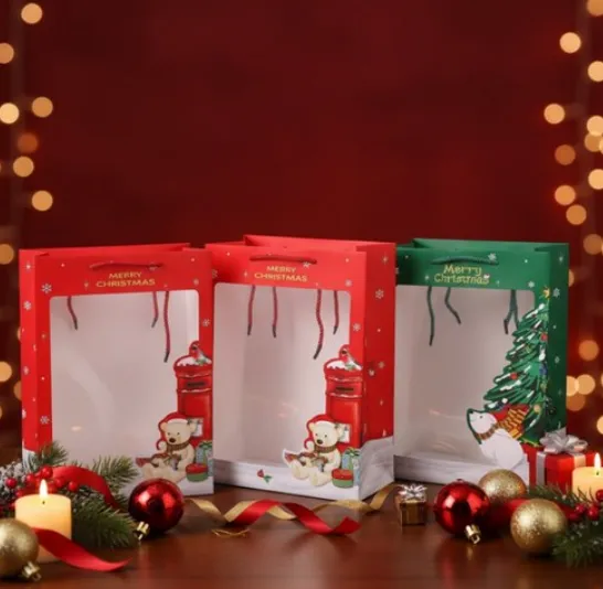 [구매평][씨에이지몰] 크리스마스 쇼핑백