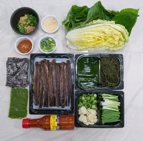 [구매평][구룡포 맹품과메기] 햇과메기 야채세트