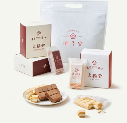 [구매평][태극당] 우유+초코 모나카아이스크림