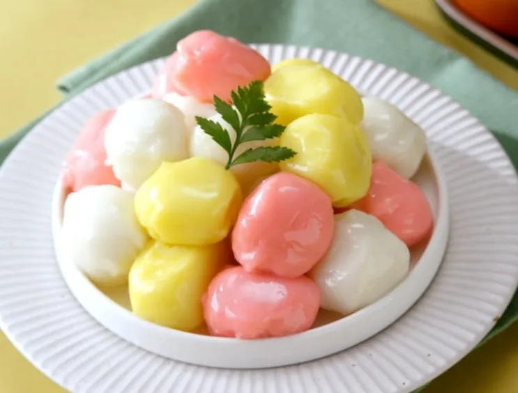 [릴스][시루조아] 삼색 말랑 꿀떡