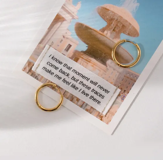 [일마주얼리] 시그니처 원터치 링 귀걸이