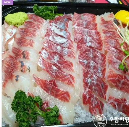[우람바당] 보리숭어 회 필렛