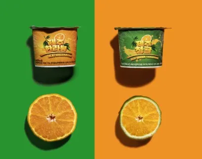 [제주에프엔비] 한라봉샤베트+청귤샤베트