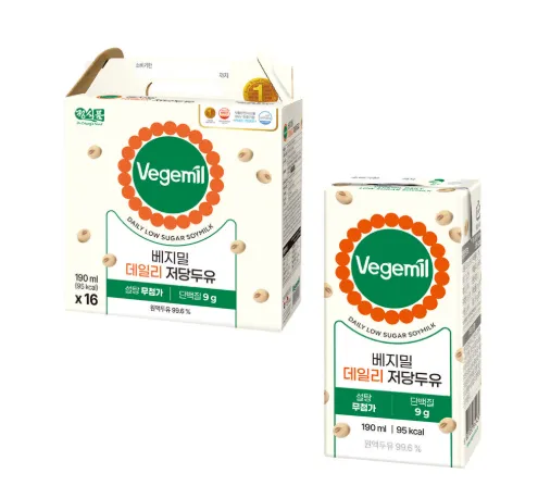 [베지밀] 데일리 저당두유