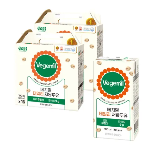 [베지밀] 데일리 저당두유