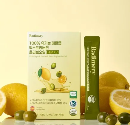 [릴스][라디메리] 레몬즙 엑스트라버진 올리브오일 레올리샷