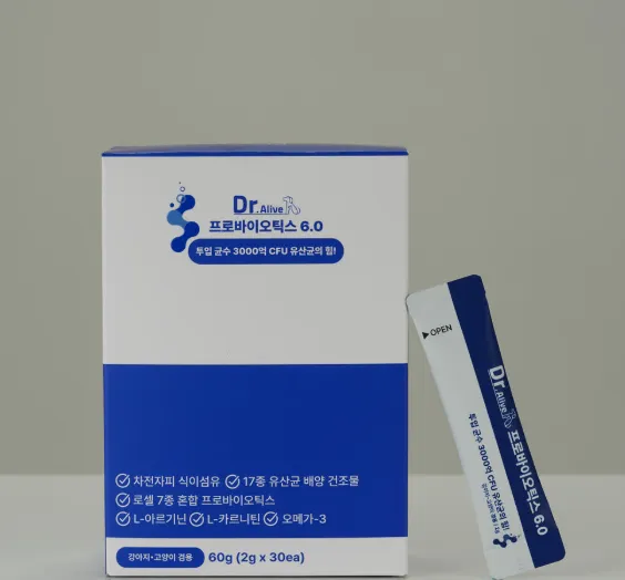 [릴스][닥터얼라이브] 반려동물 프로바이오틱스 6.0