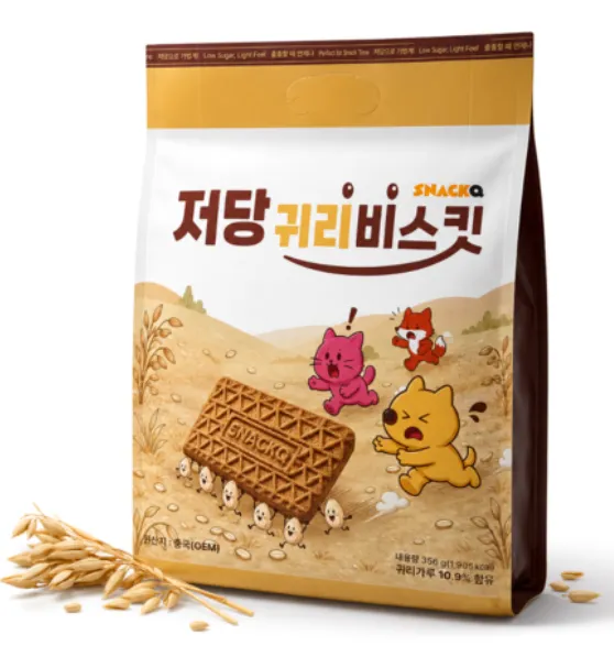 [스낵큐] 저당 귀리비스킷