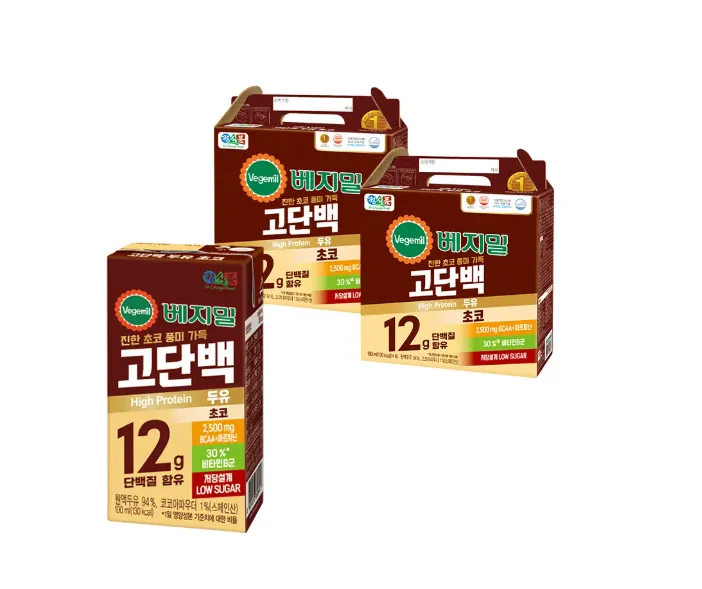 [베지밀] 고단백 두유 초코