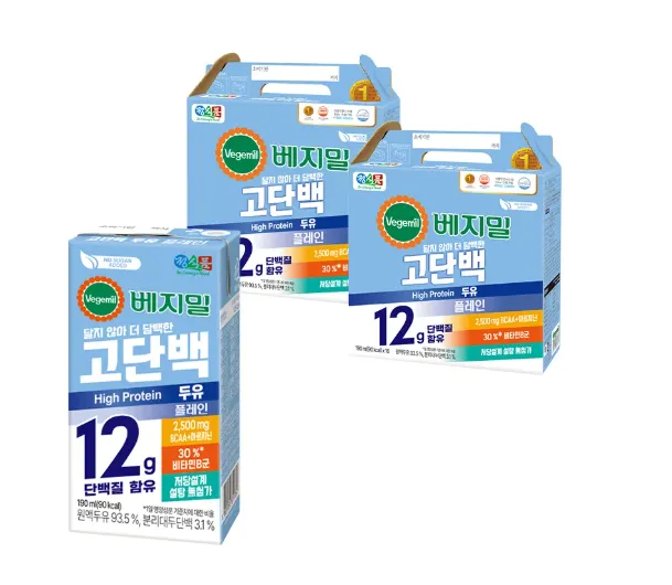 [베지밀] 고단백 두유 플레인